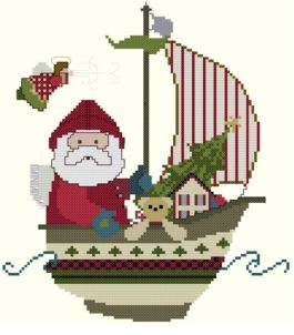 CEC128 Christmas Is - Nantucket Santa