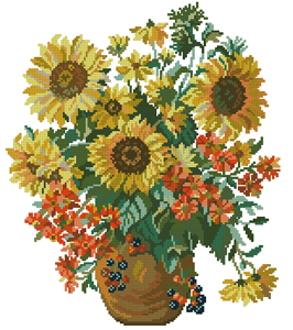 Sunflowers Burda Anchor