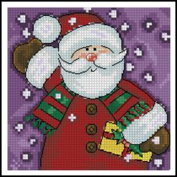 DMC K5056 Santa Card