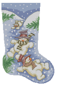 Snowmans stockin
