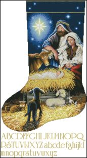 Dimensions 08838 Holy Night Stocking