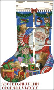 Dimensions 08818 Santa-s Toys Stocking