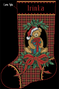 Dimensions 08682 Gift Bearing Teddy Stocking