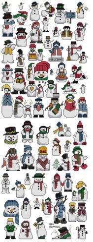 74 Snowmen