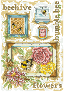 Anchor Fleur de Lis EPX160 Honey Bees