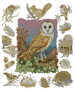 Owl&Woodland Wildlife