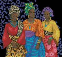 Dimensions 35092 Three Yoruban Women