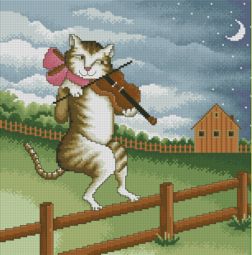 Кот со скрипкой