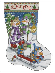 Snowman_stocking