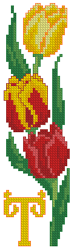 JCD-1254 Bookmark Tulip