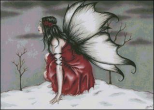 Red Winter Fairy