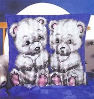 Vervaco 1200-462 Baby Bears Cushion Front