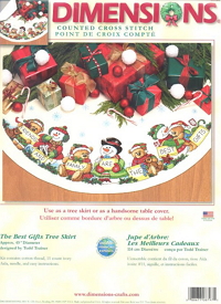 Dimensions 08797 The Best Gifts Tree Skirt