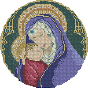 Madonna and Child plate