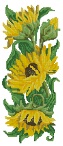 ZR Sunflowers panel