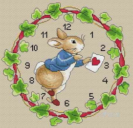 Beatrix Potter Bunny Clock